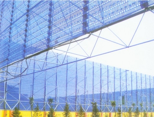 四平环保扫风墙网架工程